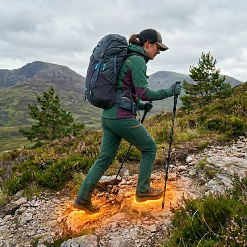 Hiker on a trail